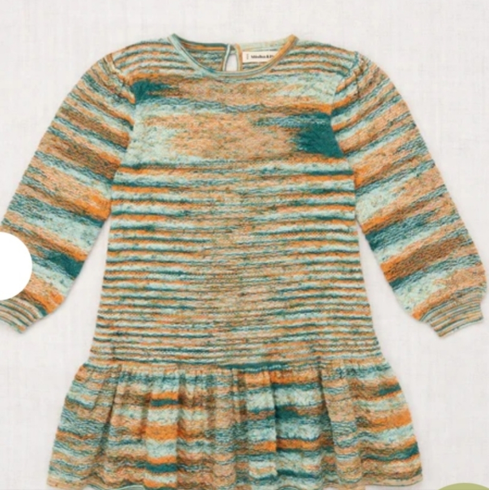 Misha and puff chevron  knit dress